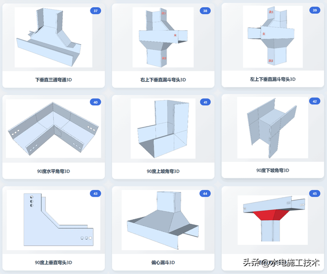 56种桥架弯头，看看桥架师傅的你都会了没？