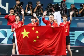 国乒三朵金花太美了！中国女乒再次摘得奥运团体金牌，谁表现更好图片