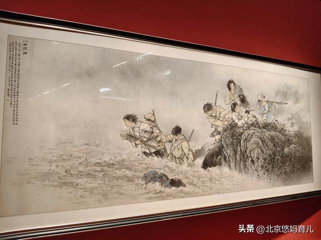 带孩子去中国美术馆参观“人民必胜”主题展，爱国主义教育太深刻