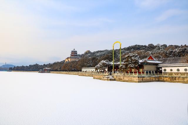 雪后颐和园 美如水墨画