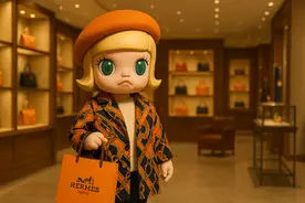 泡泡玛特越来越像爱马仕了图片