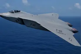 美军悬着的心终于死了：才刚刚公布F45，中国“歼50”又上天了图片