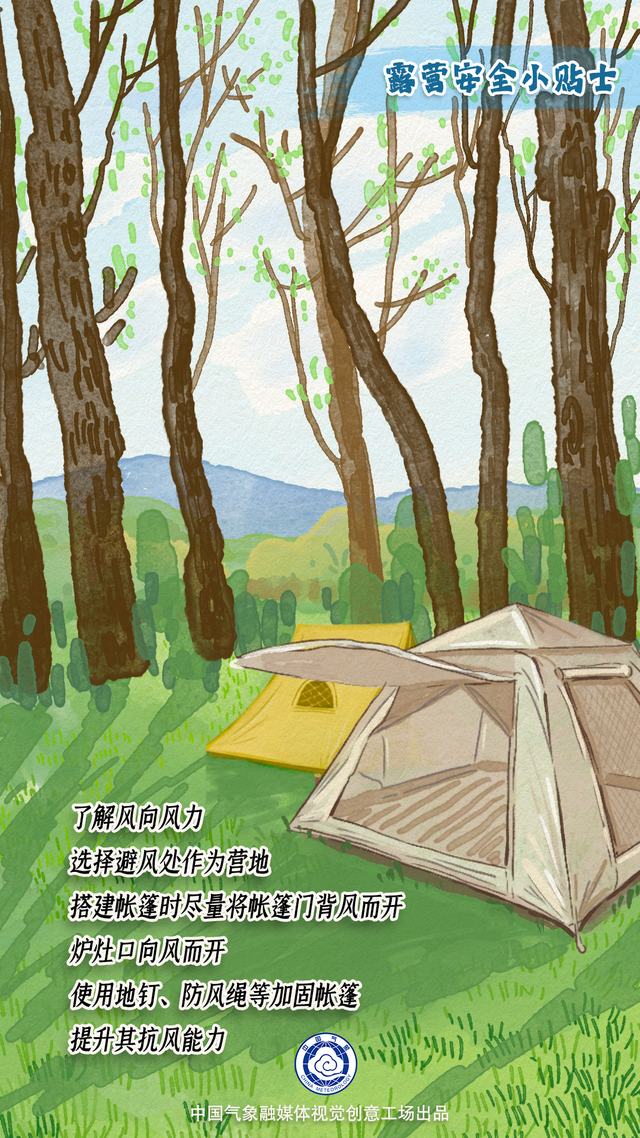 汛期露营安全小贴士