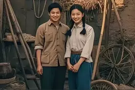 八三年我和父亲给邻村的女孩做结婚家具，原来是我同学图片