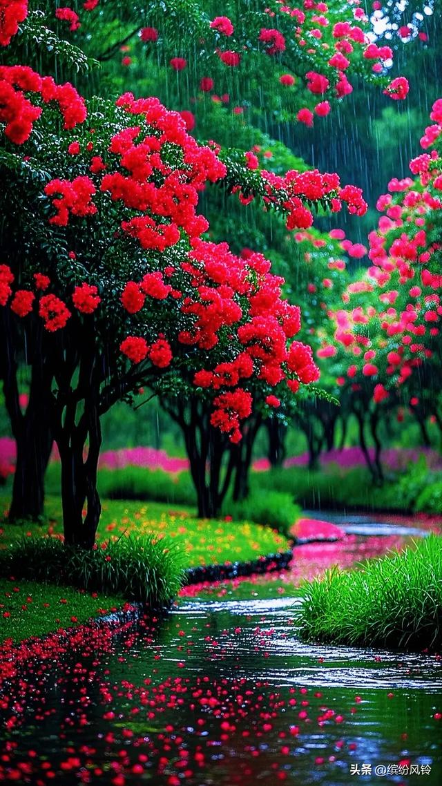 雨落芳华，打湿青石板路