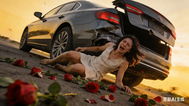 昆明女子违停竖中指被撞！私了后交警再调查，谁的错？