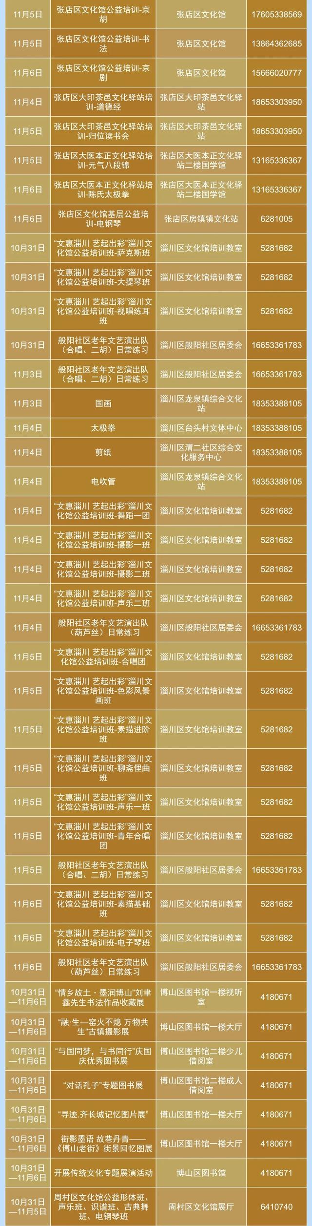 淄博一大波活动来袭！时间、地点→