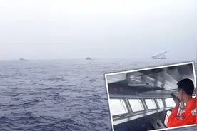 大陆公务船驶近台岛，进入3海里，对岸喊话不让进，被直接怼回去图片