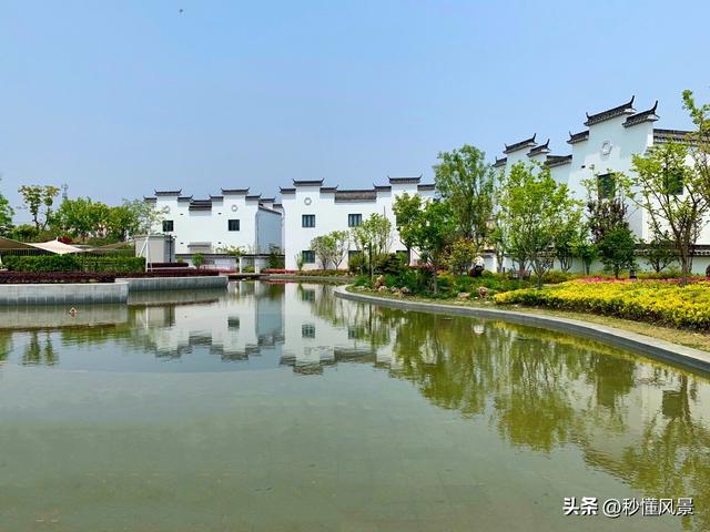 上海偏僻小众的公园，能看到很多徽派建筑，还以为来到安徽宏村！