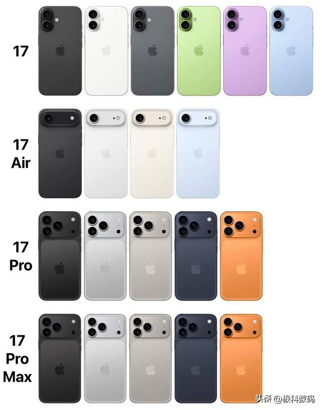 九月十月旗舰手机大战即将来袭，iPhone 17领衔，手机爆料提前揭秘