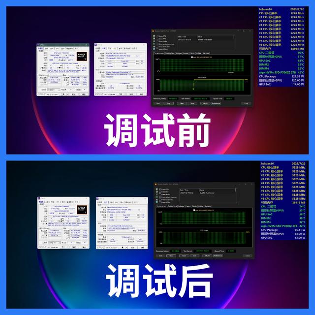 一键降温超频就这么简单丨微星B850M迫击炮WIFI拆解与调试作业
