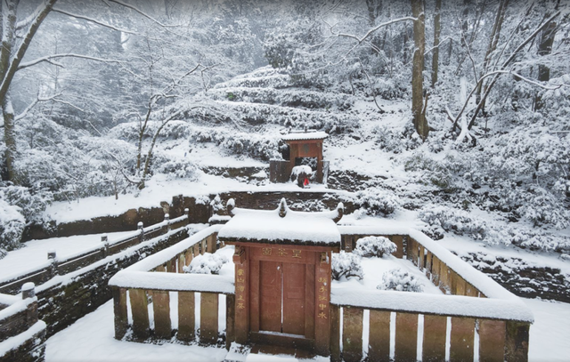 回答我，蒙顶山的雪景美不美？？
