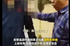 男子遛狗不牵绳民警劝告反被骂，男子已被刑拘，网友直呼解气图片