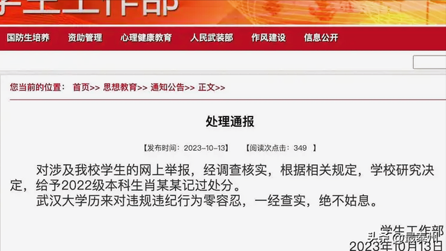 武大诬告案迎来好消息！校长亲自回应，知情人曝内幕，杨某恐坐牢