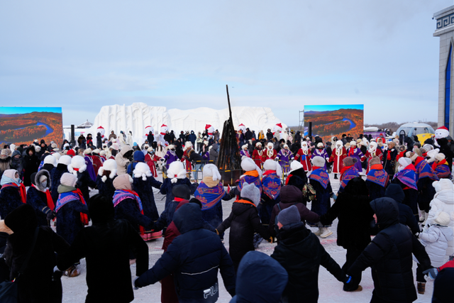 内蒙古冰雪英雄会额尔古纳冰雪欢乐季第三届中俄界河冰钓活动，冰雪盛宴启幕图集