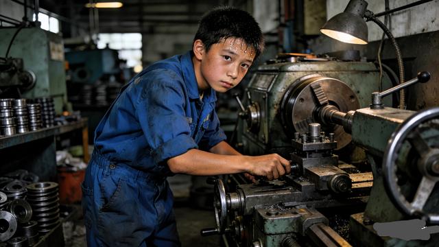 年少初打工，念家愁绪藏不住