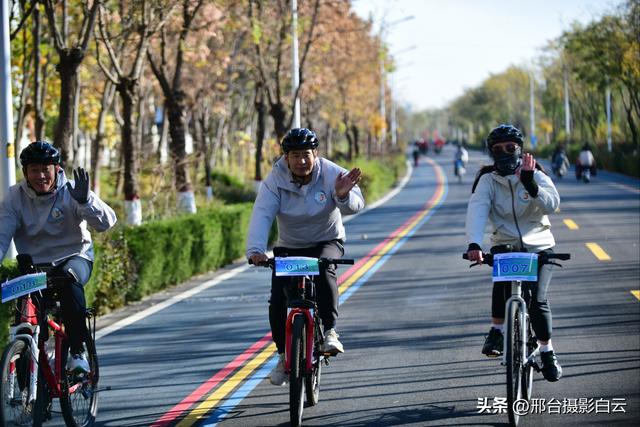 信都区总工会：七里河绿道上的骑行狂欢