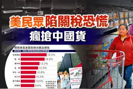 美国民众疯抢中国货！超市内的中国商品全被抢光了图片