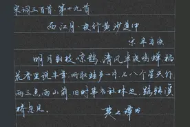 读、写、赏宋词，第十九首《西江月.夜行黄沙道中》图片