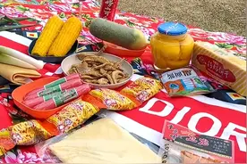 “山东风野餐”成开春第一网红潮流，“馒头夹菜不比白人饭法棍香？”图片