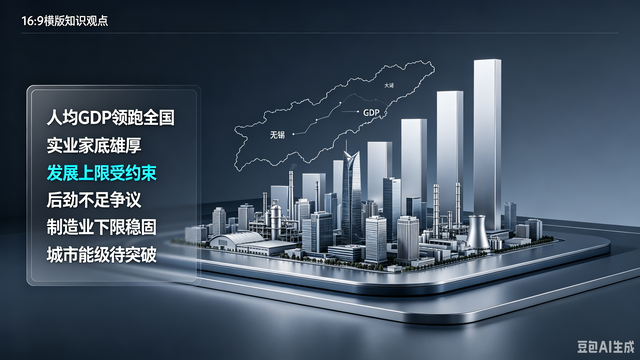 人均GDP领跑全国，家底雄厚的无锡为何被说后劲不足?