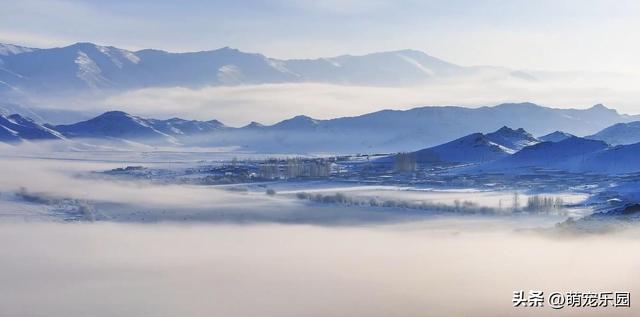 新疆雪山之巅俯瞰，云海翻滚如仙境	，当地人说出惊人秘密