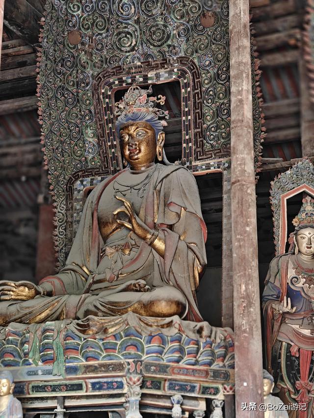 朔州国三古寺，金代弥陀殿五绝，减柱造太震撼