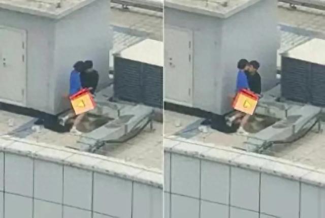 小情侣阳台“秀恩爱”，结果被邻居全程拍摄并附上解说，毁三观