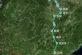 广州至银川，K1296次列车需转向3次，南阳站停靠53分钟图片