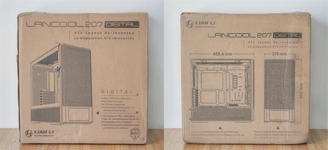 自带屏幕的主机—联力207D+9950X3D+ROG B850-F+索泰5070Ti装机