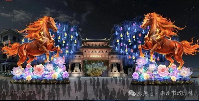 定了！惠州西湖新春灯会亮灯时间