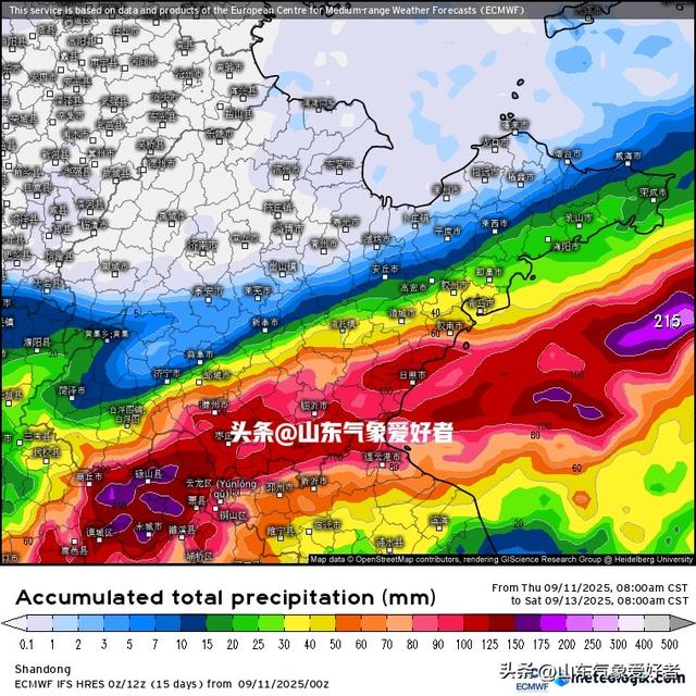 山东雨季结束？分析:官方继续调弱暴雨，16日起冷空气将制造秋雨