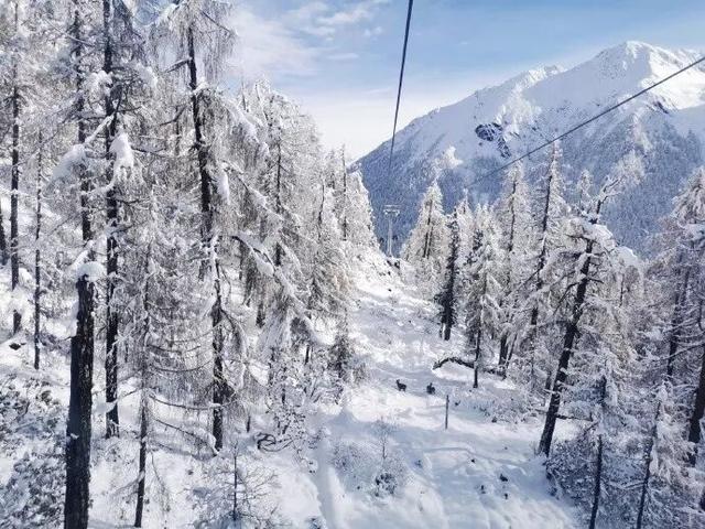 达古冰川冬日雪景图鉴，每一帧都能当壁纸