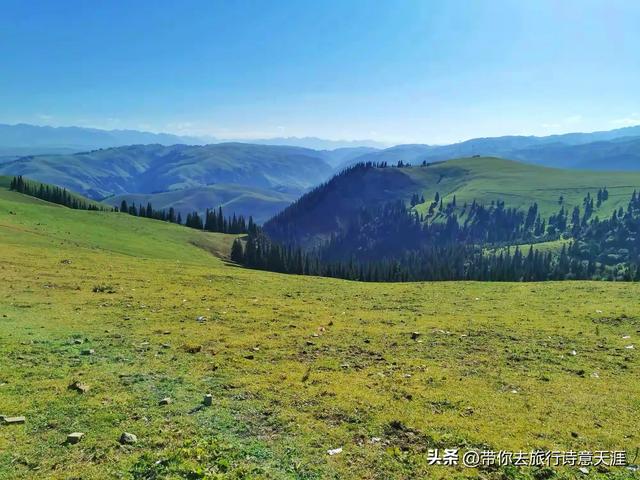 独库公路那拉提到巴音布鲁克的沿途风光