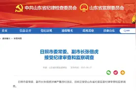 刚通报！山东一地副市长，任上被查图片