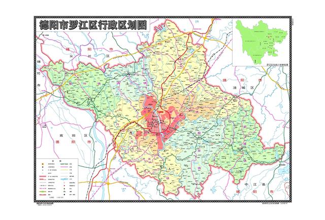 四川省罗江区历史沿革及行政区划