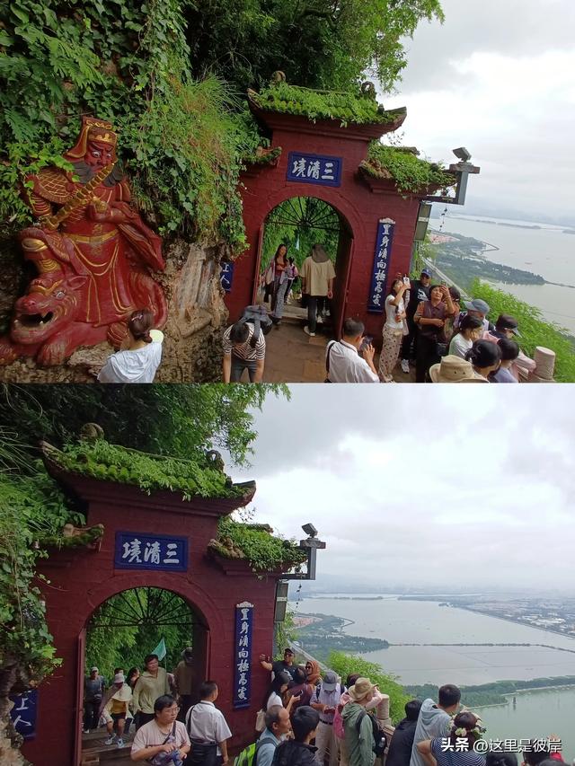 带着老爸游昆明的西山