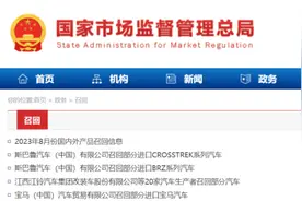 紧急召回！涉及知名品牌图片