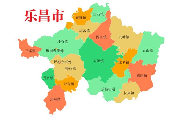 广东省韶关市10县(区、县级市)概况