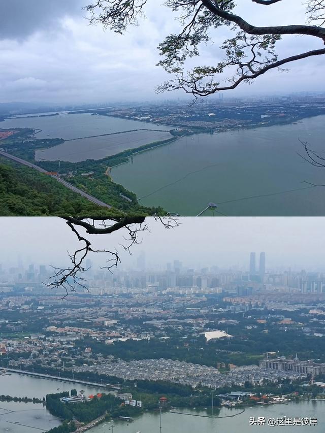 带着老爸游昆明的西山