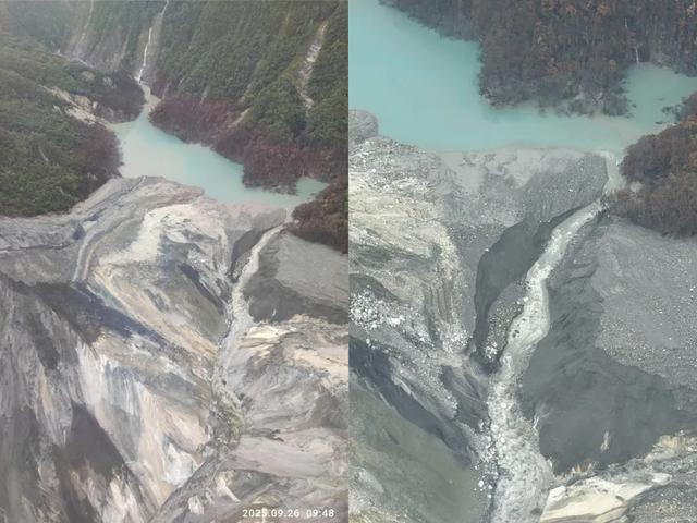 台湾堰塞湖溢流120头牛被冲进太平洋