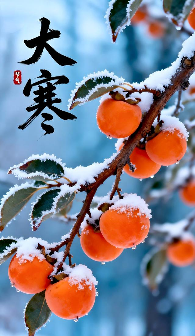 大寒：岁染霜华，心藏暖	，时光向暖，春不远