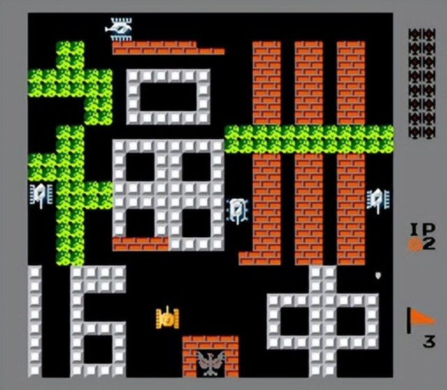 FC游戏《坦克大战》就得这么修，整不死队友就炸基地