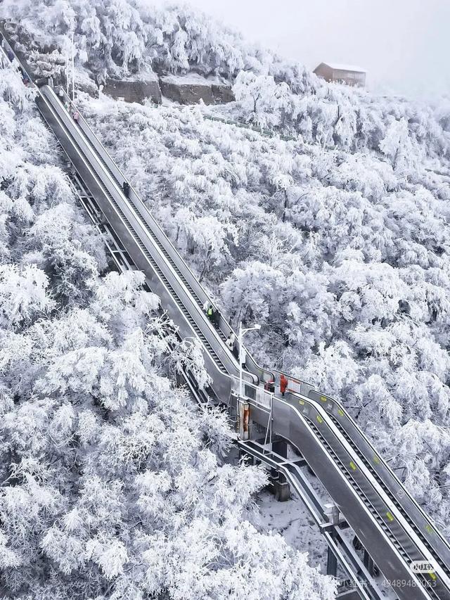 梦幻雪景天花板！龙头山冬日冰雪秘境太绝了！