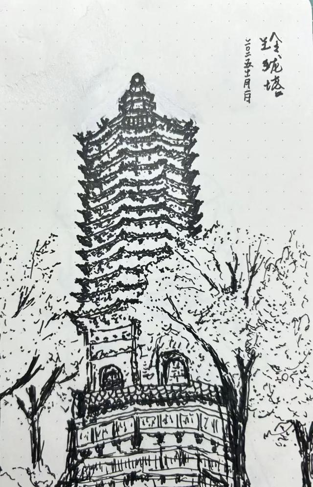 写生日记——251101 北京·玲珑公园