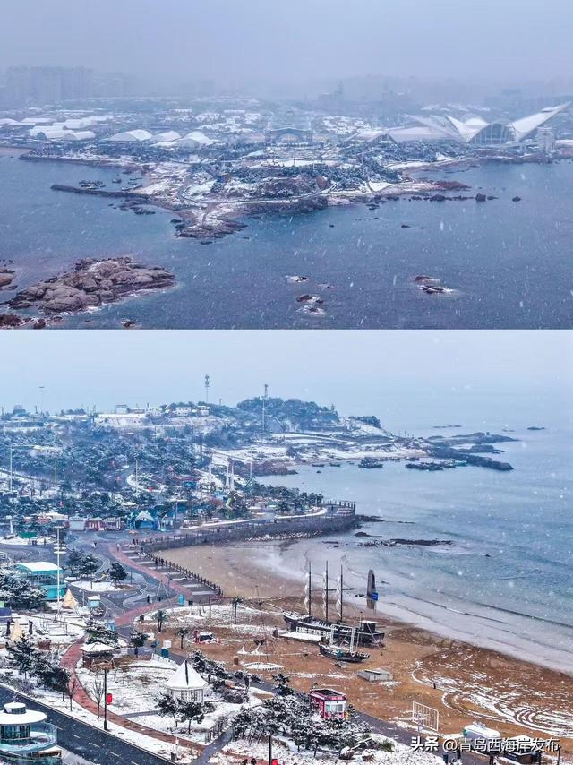 雪后西海岸，美成童话！