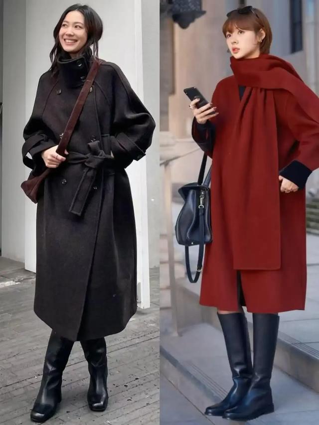 今冬“裙中靴”穿法火了!解锁优雅女人味,小个子也能穿出大长腿