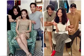 冻龄三人组！冯德伦舒淇吴彦祖合影 复刻26年前照片图片