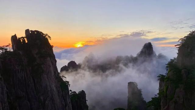 沉浸式感受！黄山朝晖夕霞的极致盛景