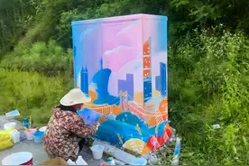 武汉市东湖高新区城管局创新“定制”彩绘光电箱 美化城市风景线图片